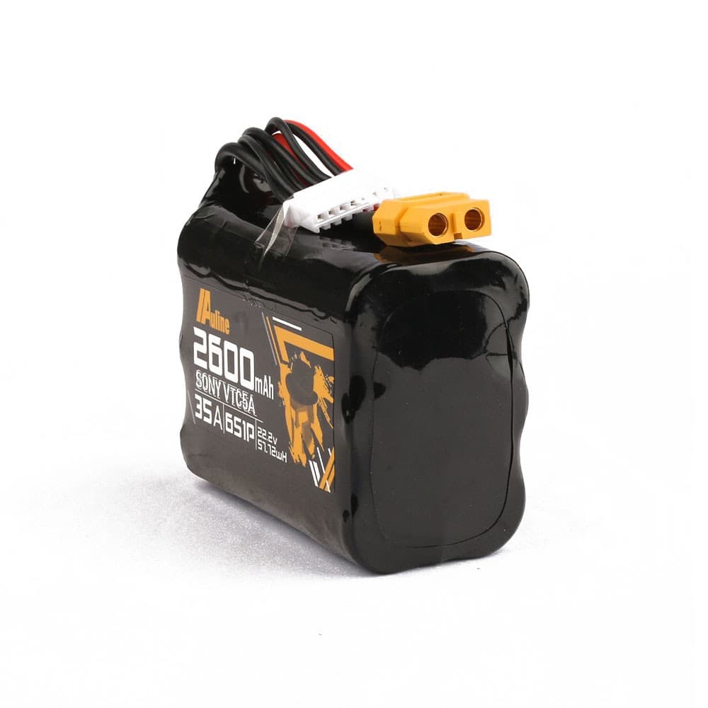 Auline VTC5A 2600mAh 6S 22.2v 35A XT60 for Long Range Flying for fpv drones 4