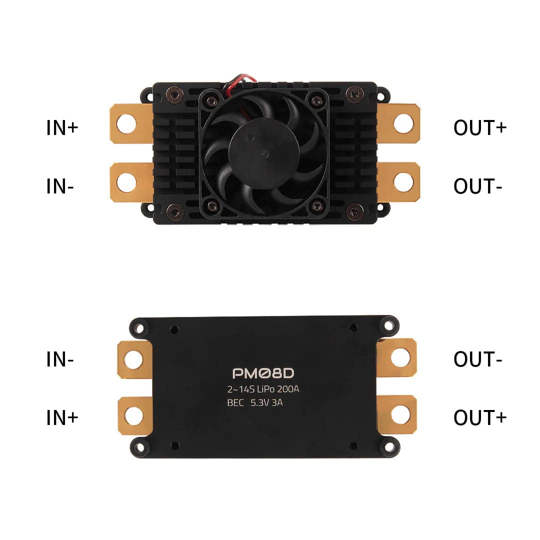 HolyBro PM08D Power Module (14S, 200A) for fpv drones 17