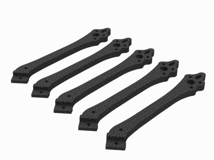 Southeast Typhon V7 T700 - set of arms (5pcs) for fpv drones