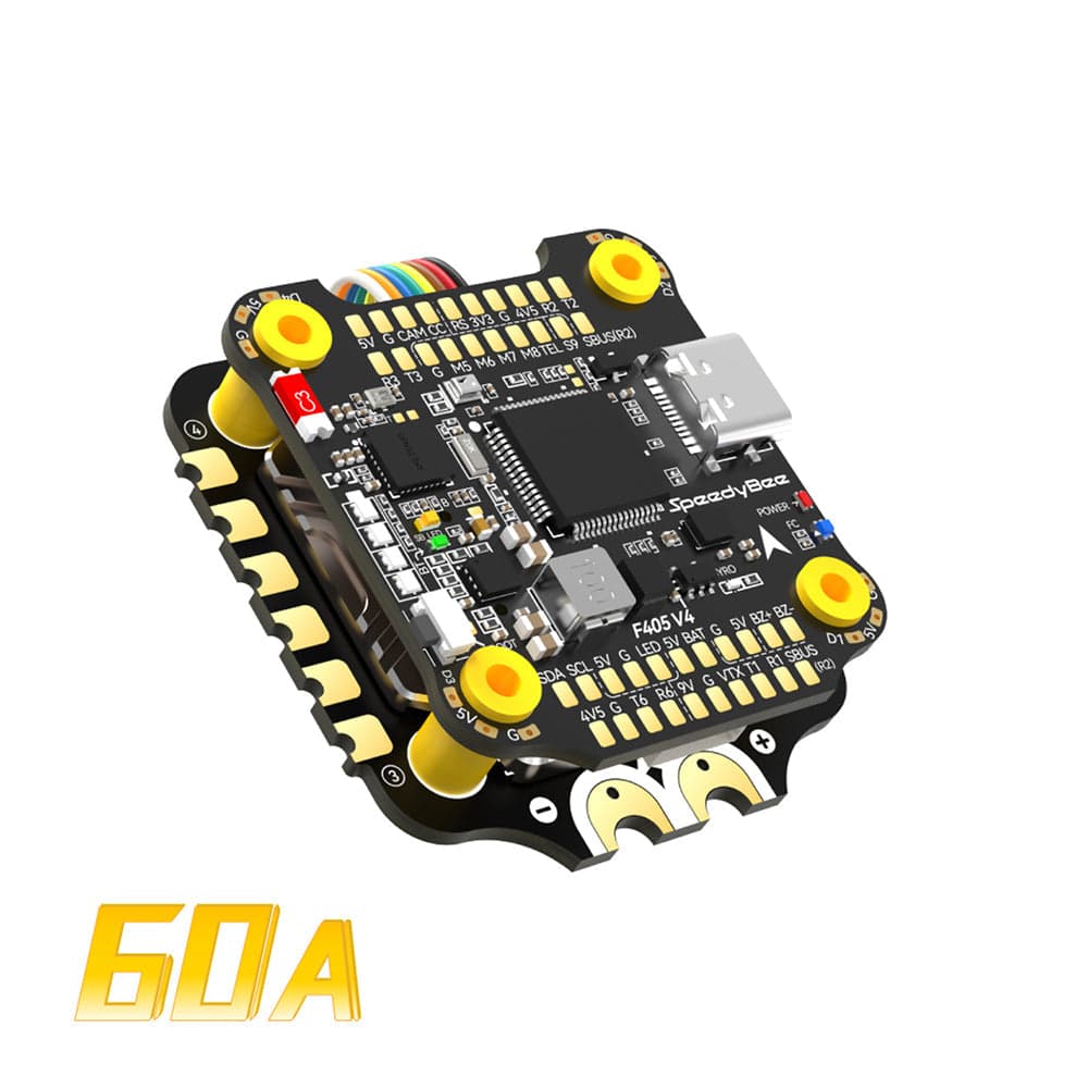 SpeedyBee F405 V4 Stack w/ 60A 3-6S BLS 4in1 ESC - 30x30mm for fpv drones 3