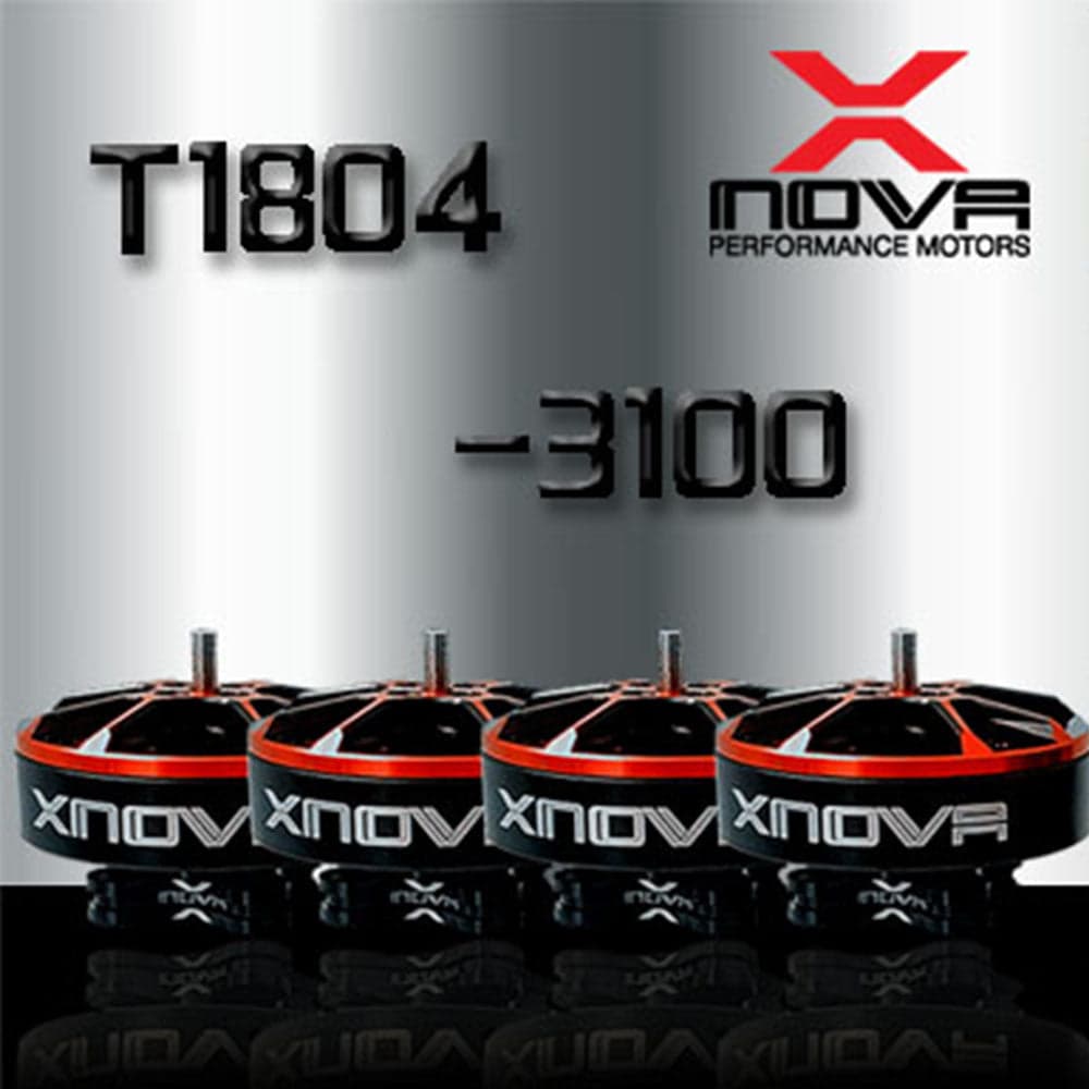 XNova T1804 FPV Racing Series Motor - 3100KV - 4PCS Combo for fpv drones