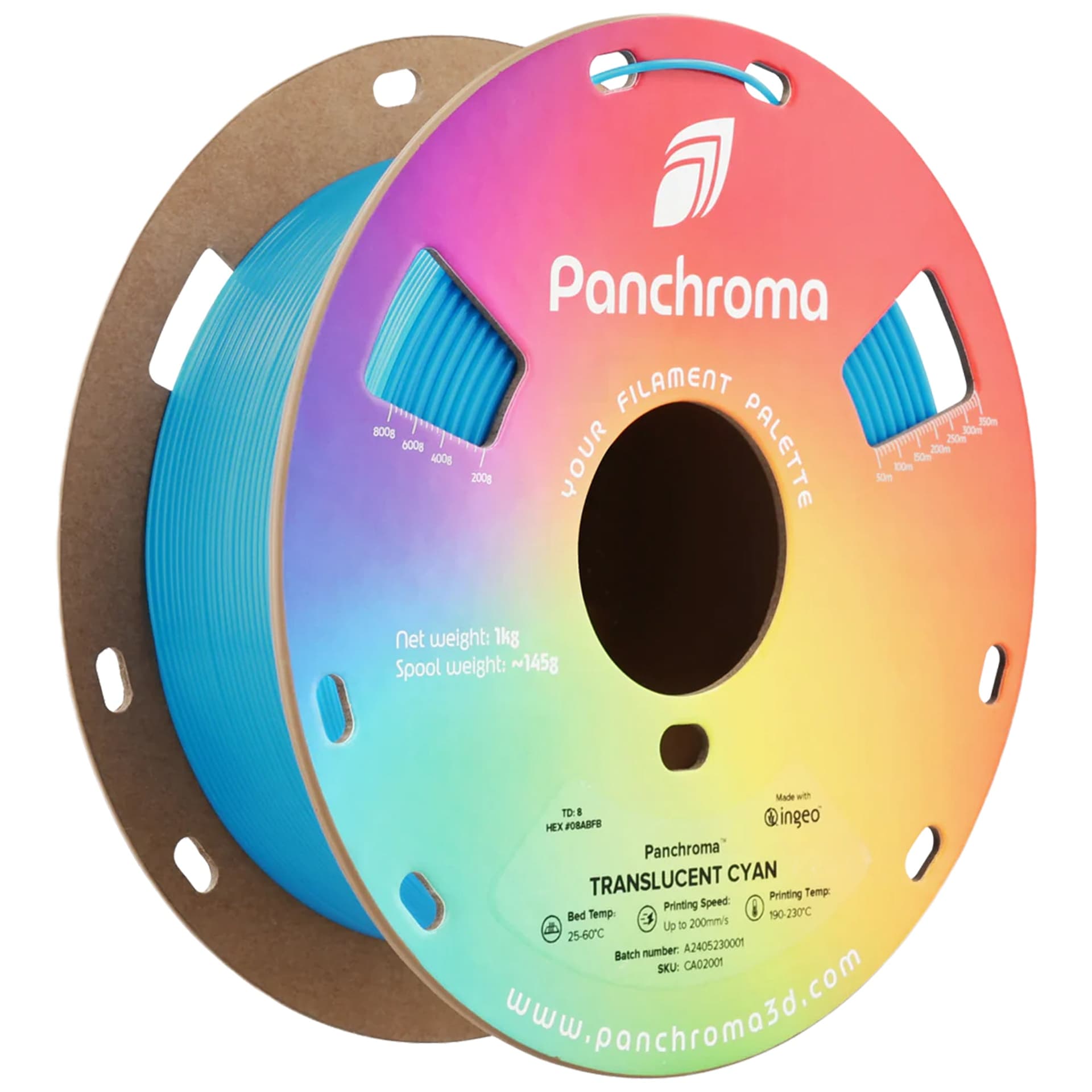 Polymaker Panchroma Translucent PLA CMYK 1.75mm Filament 1kg for fpv drones 4