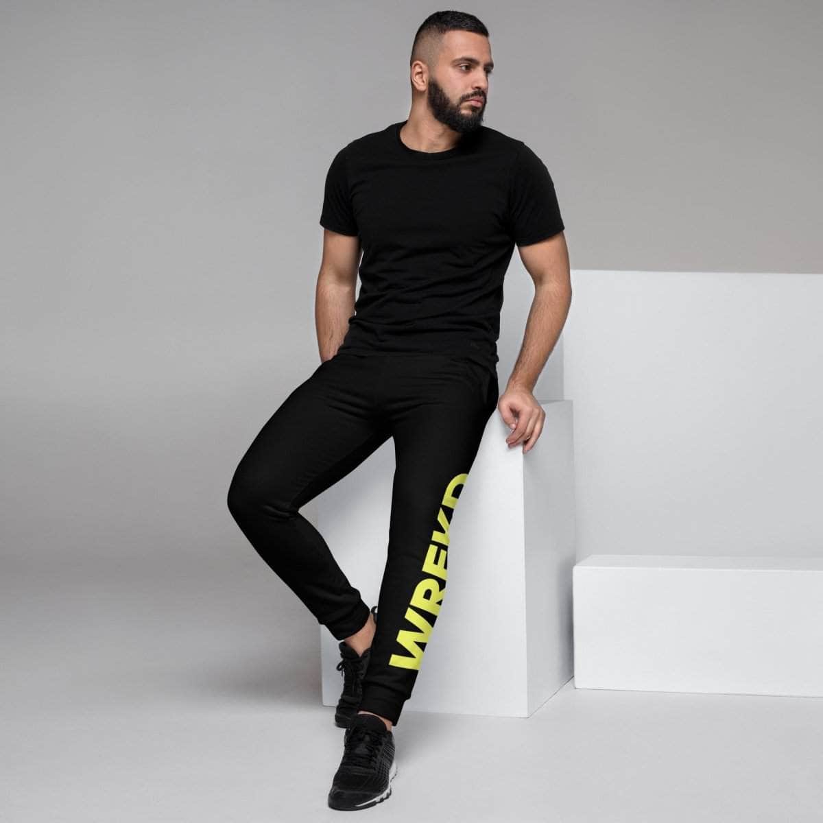 WREKD Drone Racing Men's Joggers - Black for fpv drones 1