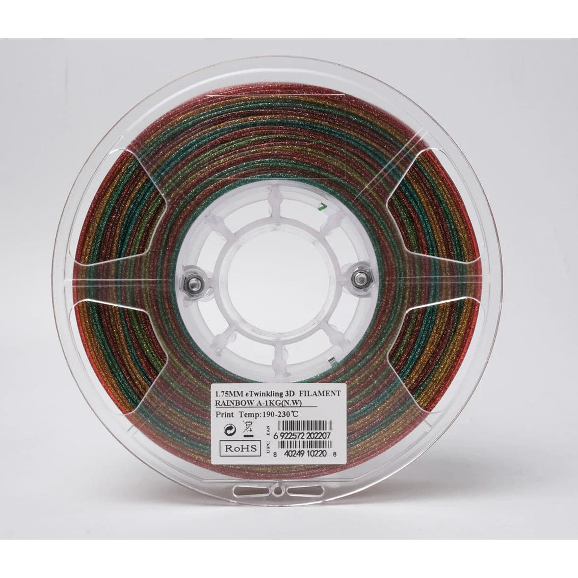 eSun eTwinkling Glitter PLA 3D Print Filament 1.75mm 1kg for fpv drones 6
