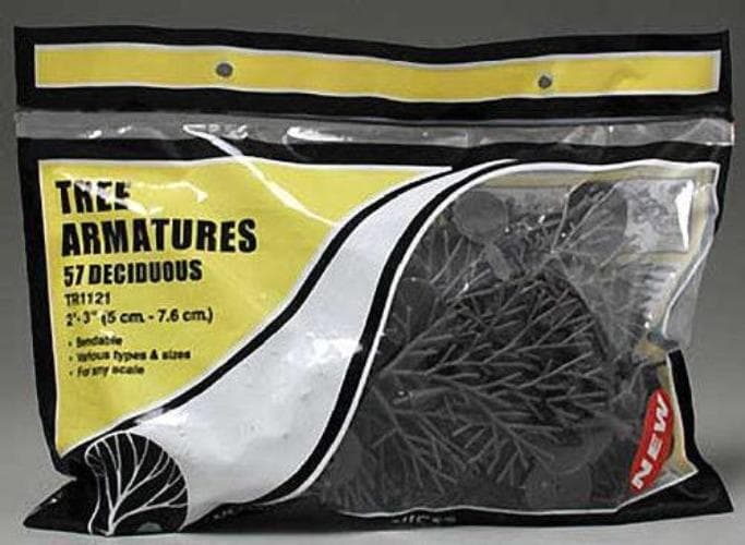 Woodland Scenics TR1121 N/HO Tree Armatures 2-3" (57) Train Scenery for fpv drones