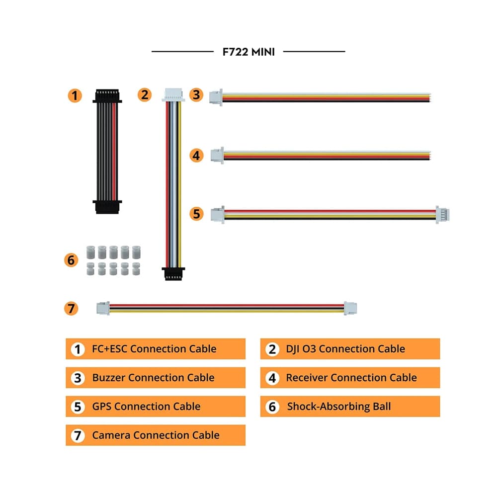 Flywoo Goku F722 Pro Mini V2 Flight Controller - 20x20mm for fpv drones 5