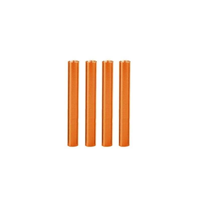 M3 Aluminium Standoffs (4 stuks) - ROND - 45mm - ORANJE for fpv drones