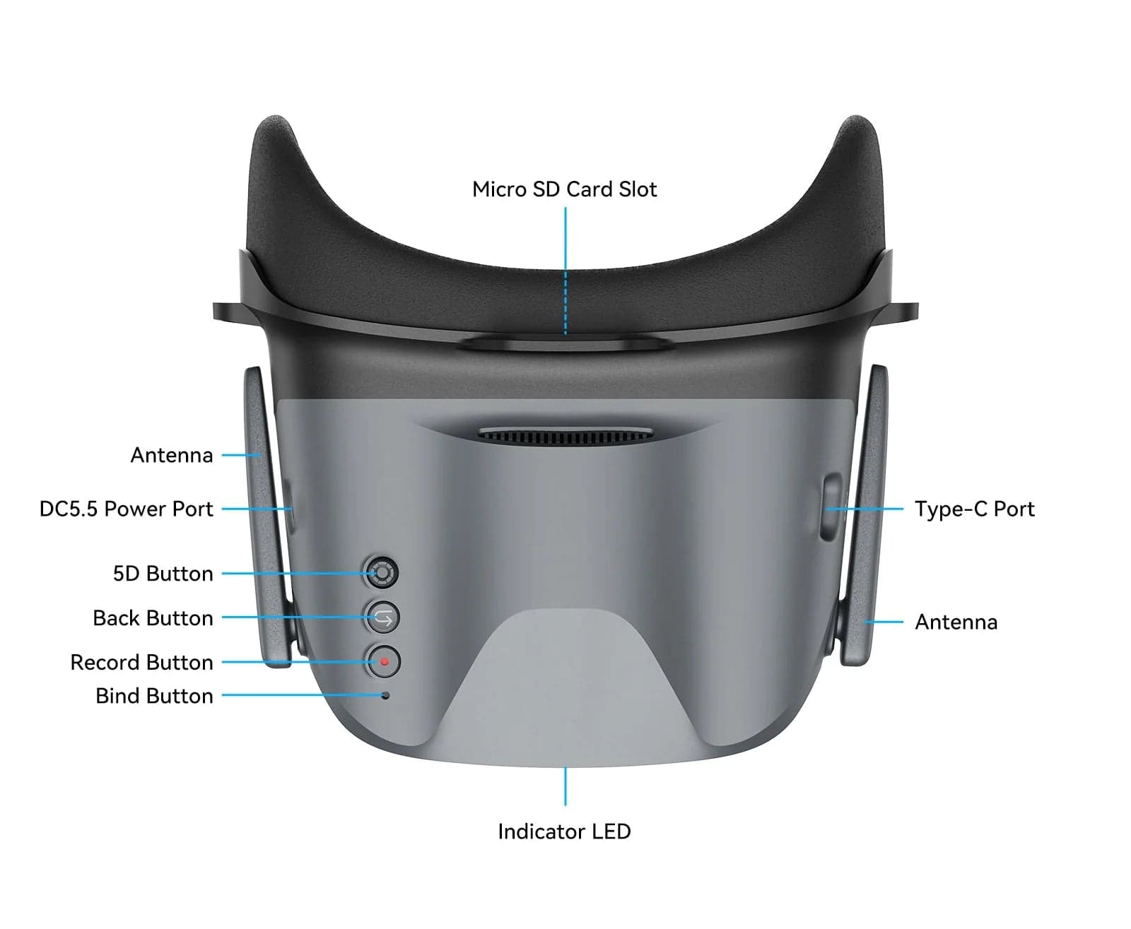 BetaFPV VR04 HD FPV Goggles (ArtLynk Protocol) for fpv drones 5