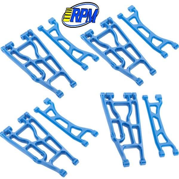 Traxxas X-Maxx RPM A-Arm Set Front Rear Upper Lower Suspension Arms Blue for fpv drones