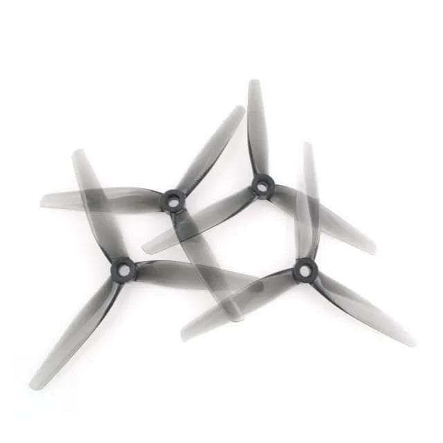HQ Prop DP 5.1x2.5x3 Tri-Blade 5" Prop 4 Pack - Grey for fpv drones 1