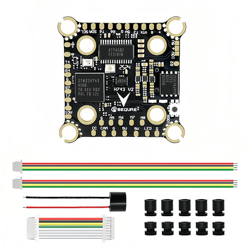 Sequre H743 V2 4-8S ICM42688P Dual BEC Flight Controller - 20x20mm / 30x30mm for fpv drones 6