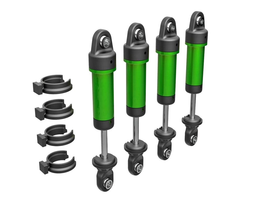Traxxas 9764-GRN TRX-4M Aluminum GTM Shocks (4) GREEN (without Springs) for fpv drones