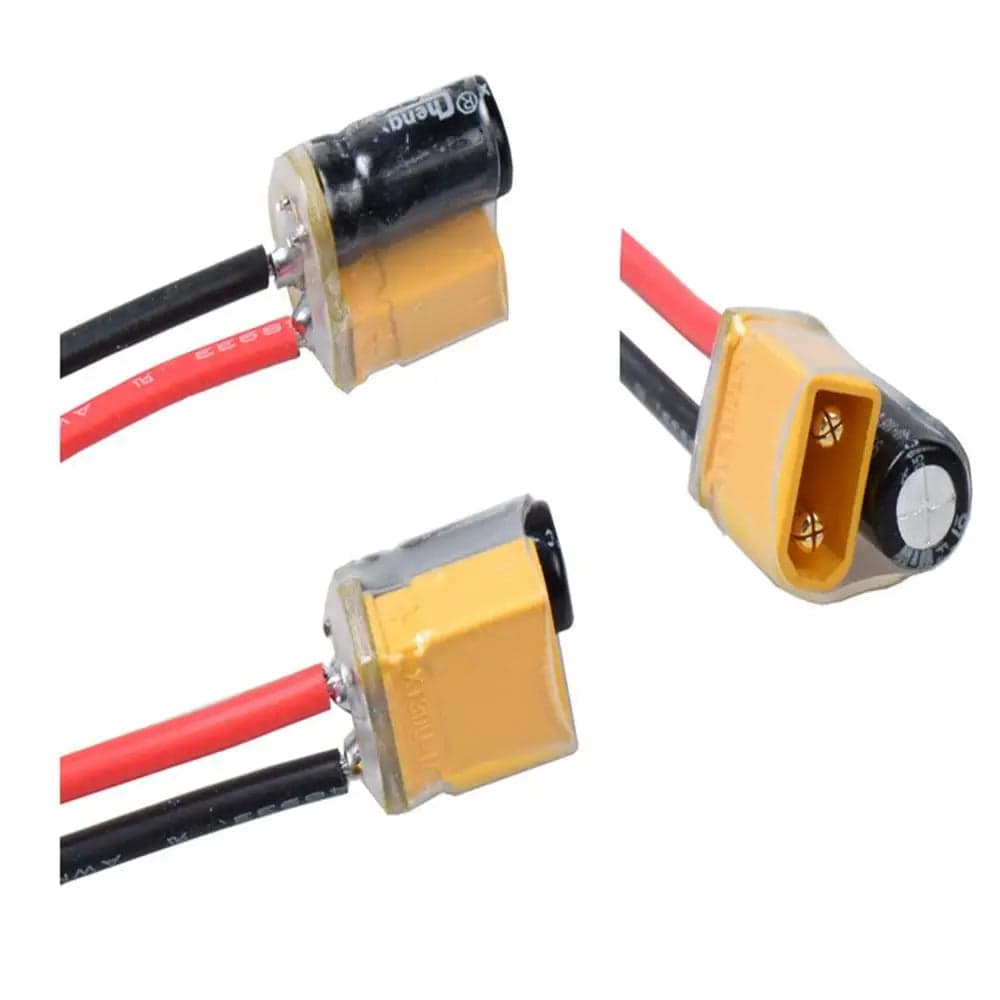 XT30-CAP Filter Silicone Wire 2 S-6S 220UF 25V for fpv drones 2
