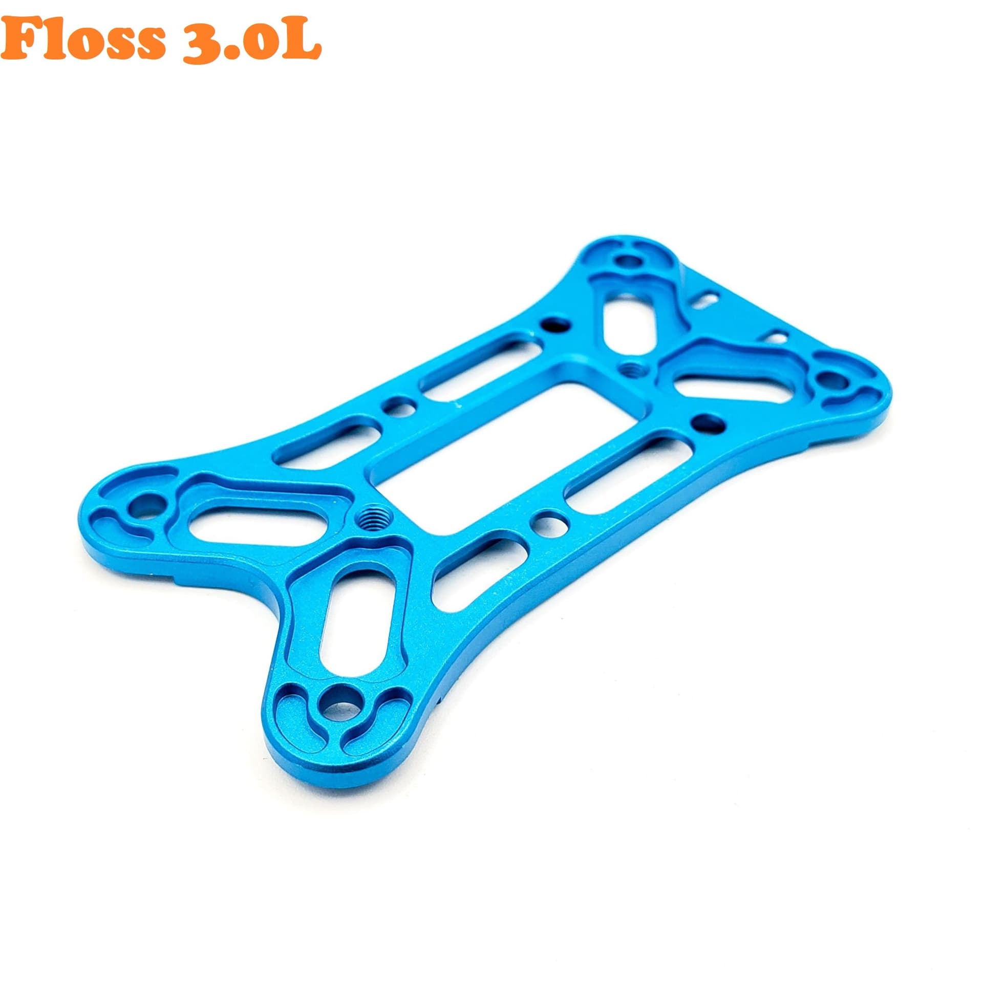 7075 Aluminum Main Plate Floss 3.0 LITE for fpv drones