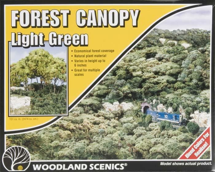 Woodland Scenics F1660 N/HO Forest Canopy Light Green for fpv drones