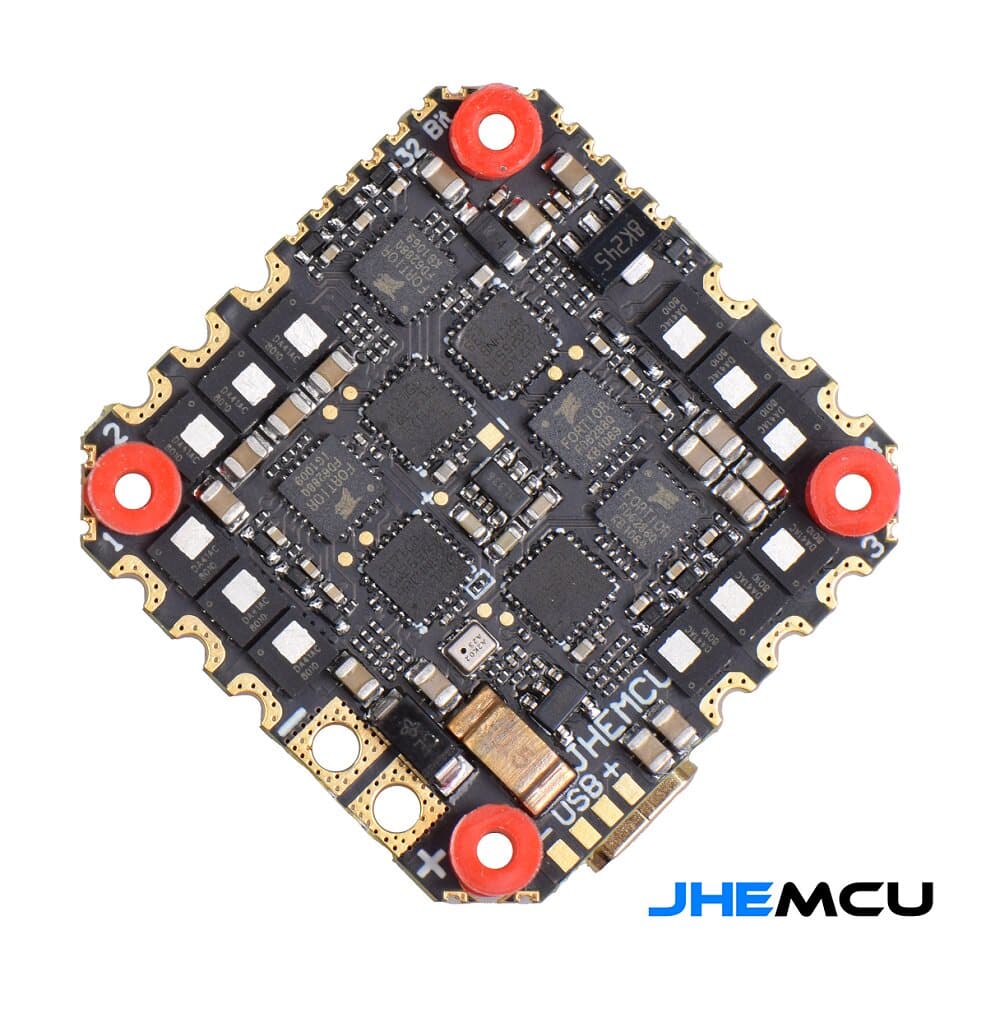 JHEMCU GHF745 HD AIO 40A F7 OSD Flight Controller and Built-In AM32 3-6S 4IN1 ESC - 25x25mm for fpv drones 3
