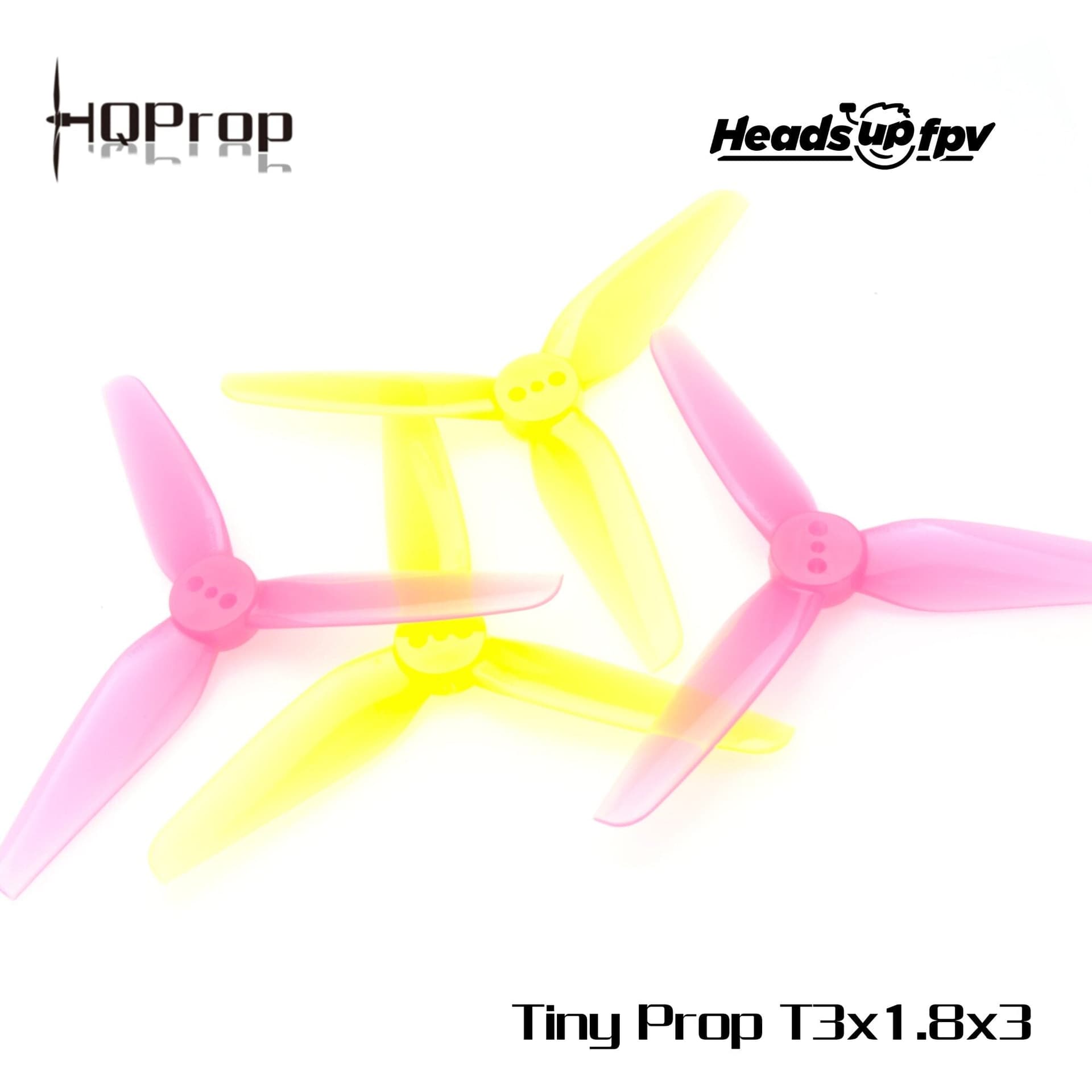 HQProp T3X1.8X3 (2CW+2CCW)-Poly Carbonate-1.5MM for fpv drones