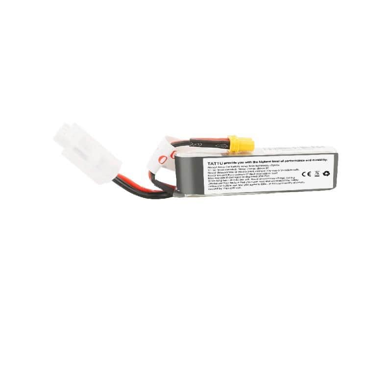 Tattu 7.6V 2S 450mAh 95C LiHV Micro Battery (Long Type) - XT30 for fpv drones 1