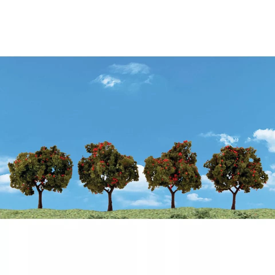 Woodland Scenics TR3591 Apple Trees 2" - 3" Scenery - N HO O Scale for fpv drones