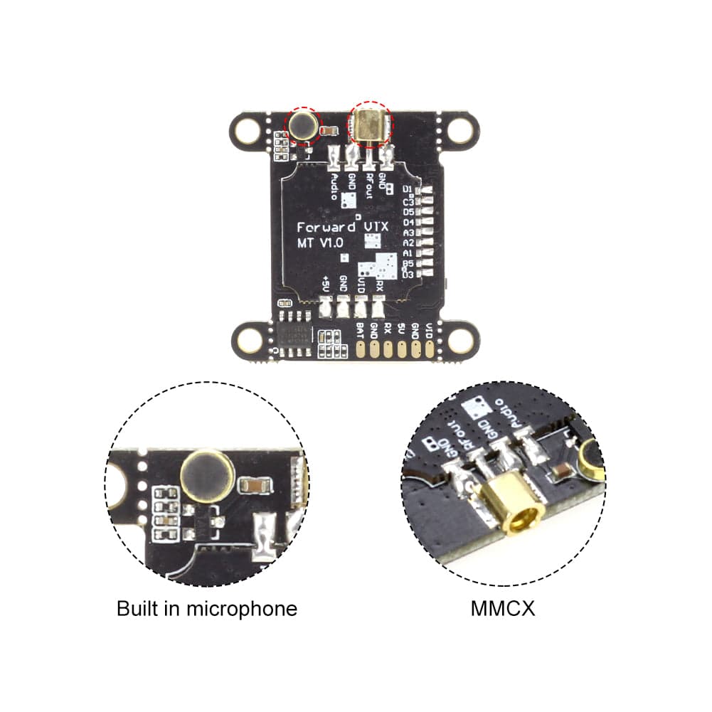 HGLRC Forward MT VTX 800mW 30.5x30.5 For FPV Racing Drone for fpv drones 10