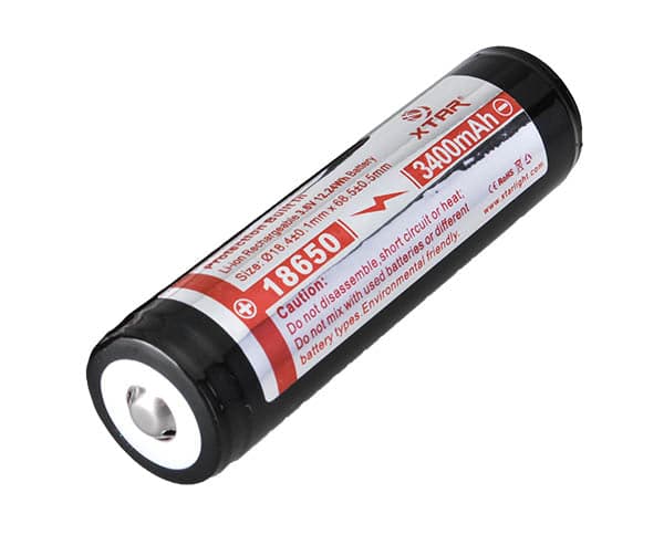 XTAR 3400mAh 18650 Li-Ion Battery for fpv drones