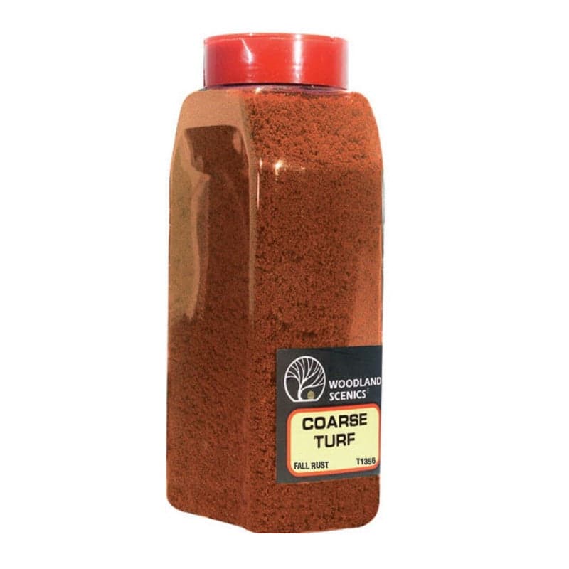 Woodland Scenics T1356 Turf Fine Coarse Fall Rust 32oz Train Scenery for fpv drones