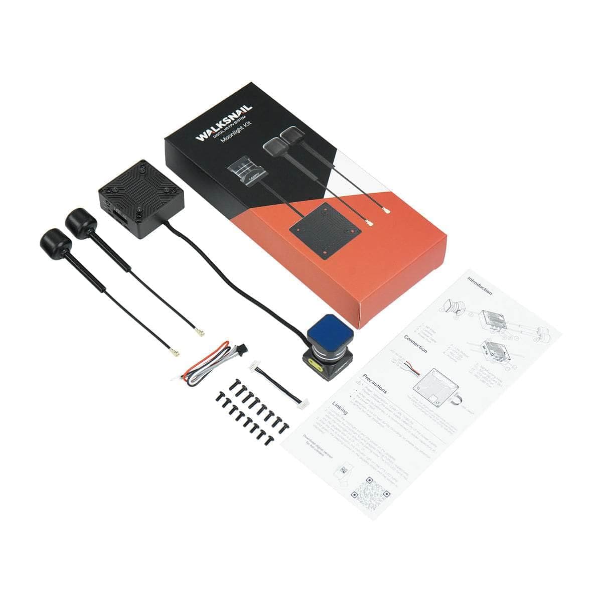 Walksnail Avatar HD Moonlight Kit 20x20 / 25x25 VTX Kit w/ Micro Moonlight Camera - (Dual Antenna) for fpv drones 6