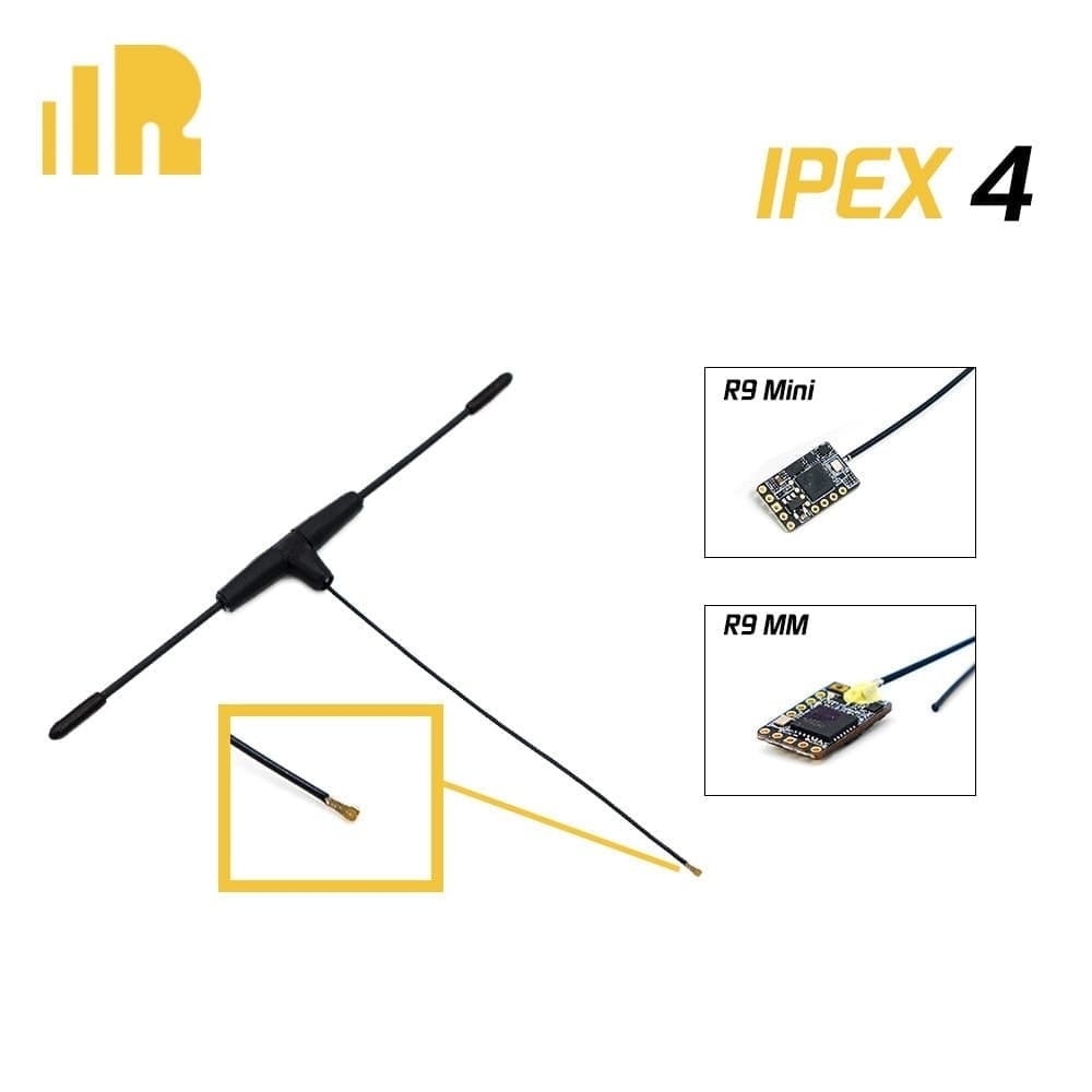 FrSky 868MHz Ipex4 Dipole T Antenna for R9 Mini / R9 MM Receiver for fpv drones 4
