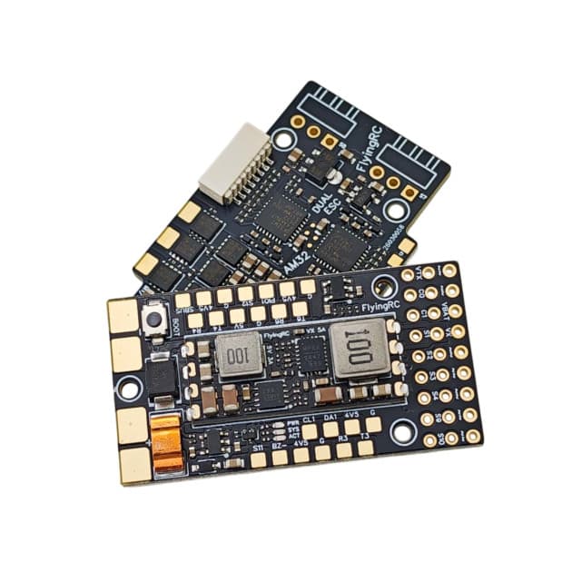 FlyingRC Fixed-Wing Stack F4WSE Pro + 40A Dual ESC stack for fixed-wing aircraft and planes for fpv drones 1