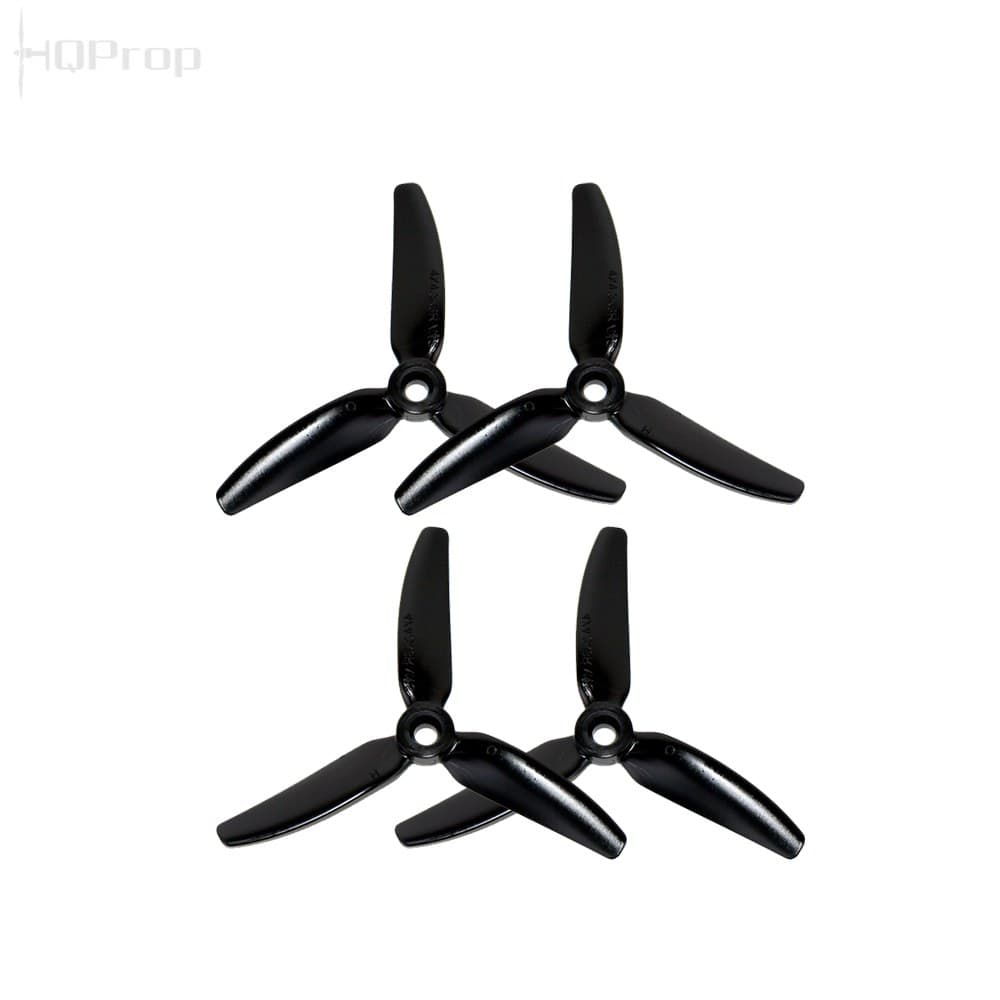 HQProp 4x4.3x3 V1S Propellers (4 stuks) - BLACK for fpv drones