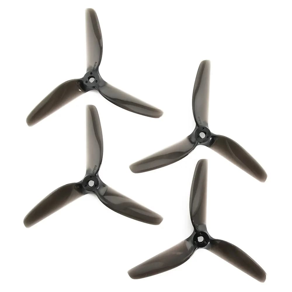 Lumenier 5x5x3 - Butter Cutter Propeller (Set of 4 - Transparent  Black) - 5" - Black for fpv drones