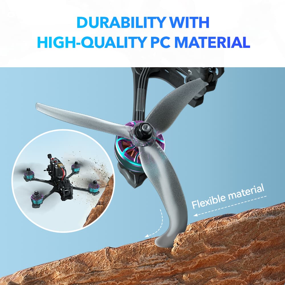 MEPS SZ5145 3-Blade FPV Drone Propeller for 5-inch Drones Lightweight for fpv drones 4