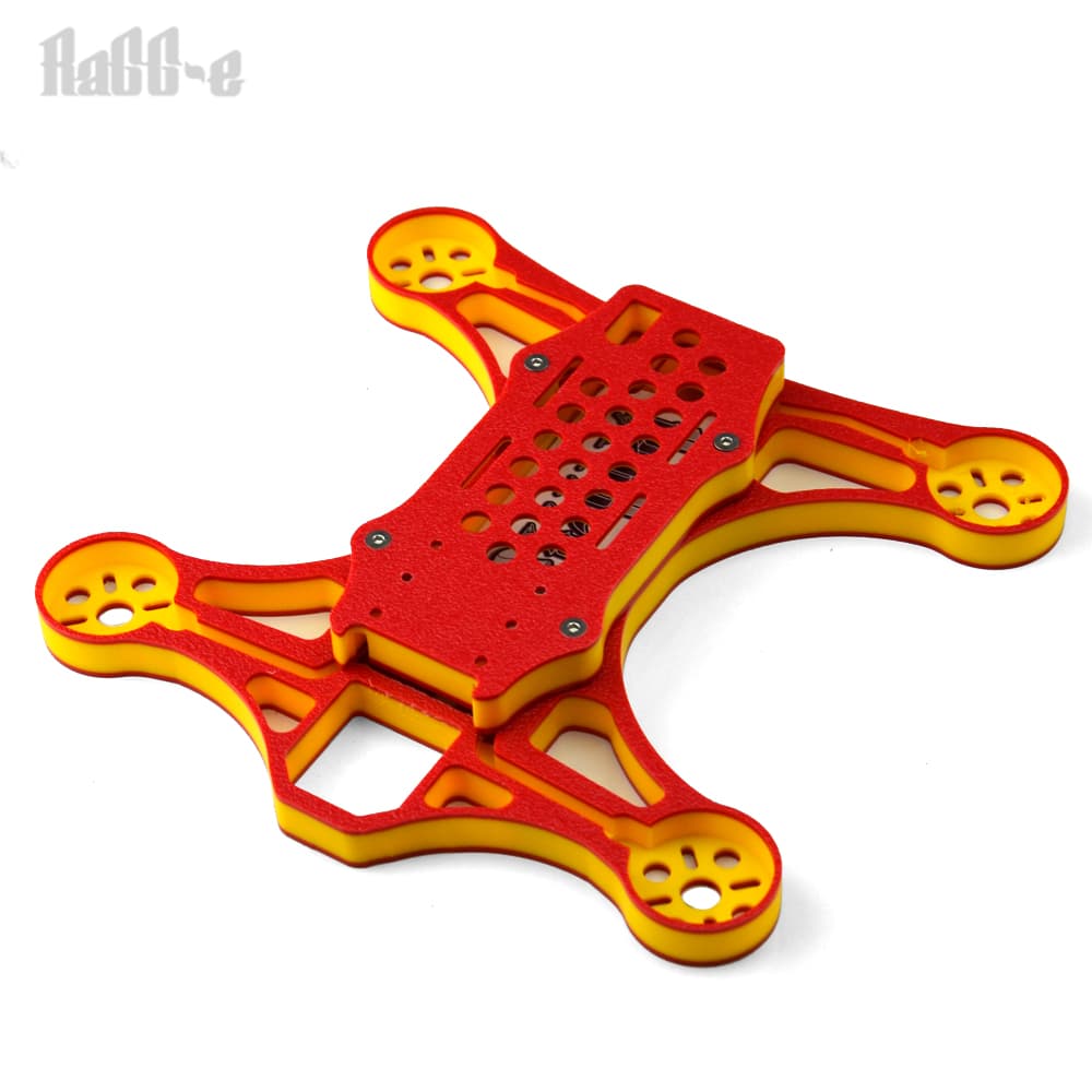 RaGG-e DoGG Racing Frame - ROOD/GEEL/ROOD for fpv drones