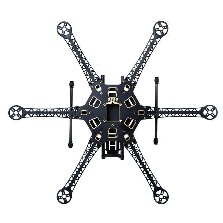 EMAX HMF S550 F550 Hexacopter Frame Kit Soldered Center Plate with Landing Skid for FPV