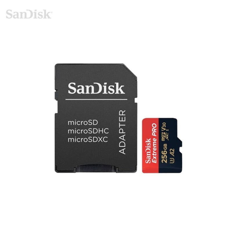 SanDisk Extreme PRO MicroSD geheugenkaart - 256GB for fpv drones