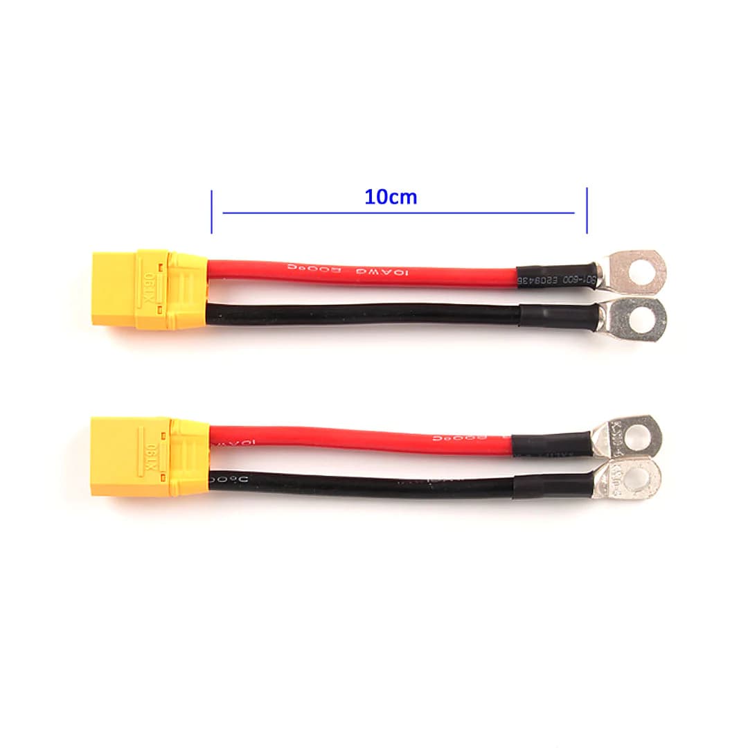 XT90 Connectors Pair 10cm (For PM08) for fpv drones