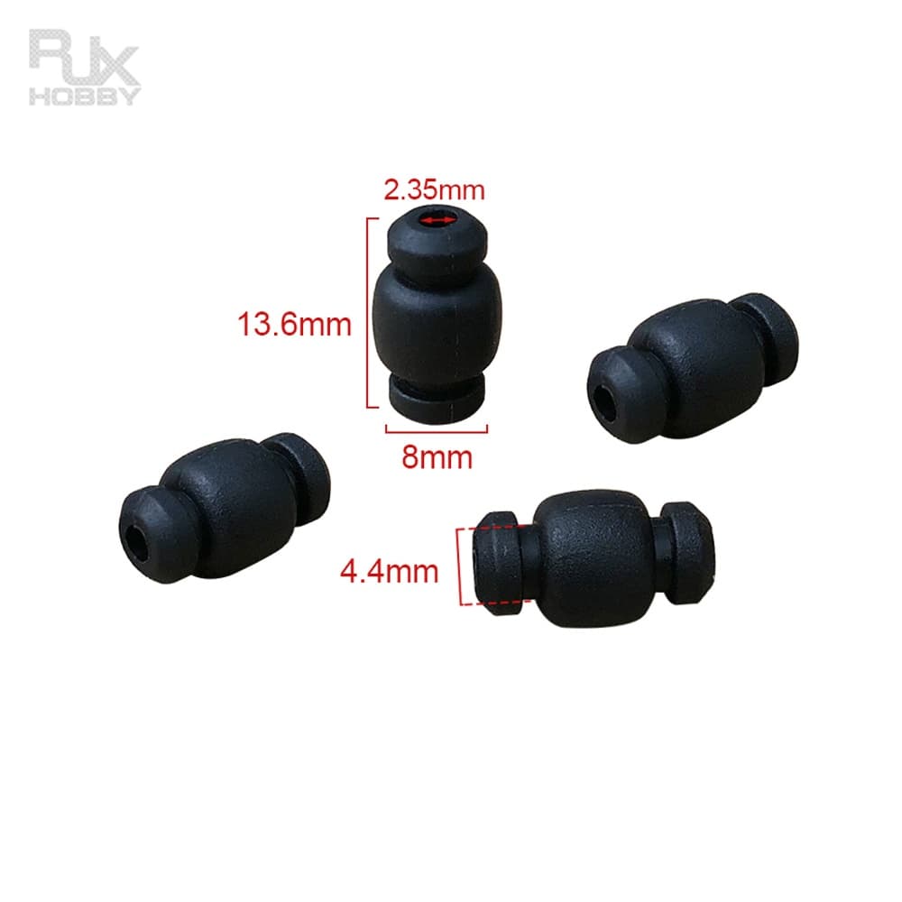 Schokbestendige Dempingsballen (4 stuks) - 13.6 x 8 x 2.35 mm for fpv drones 1