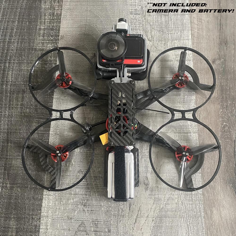 RobFPV Stealth Whoop 360 4" Invisible Drone Frame Kit - Choose Mount for fpv drones