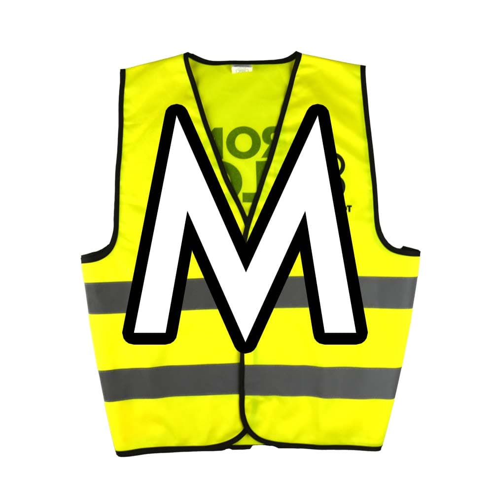 Veiligheidshesje DRONE PILOT - Geel - Maat M for fpv drones