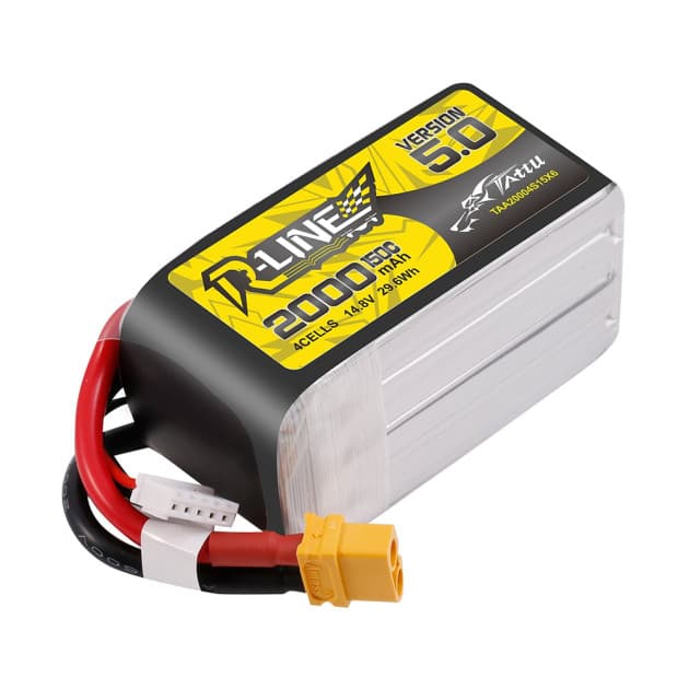 Tattu R-Line 2000mAh 4S 150C V5 Lipo battery for RC models