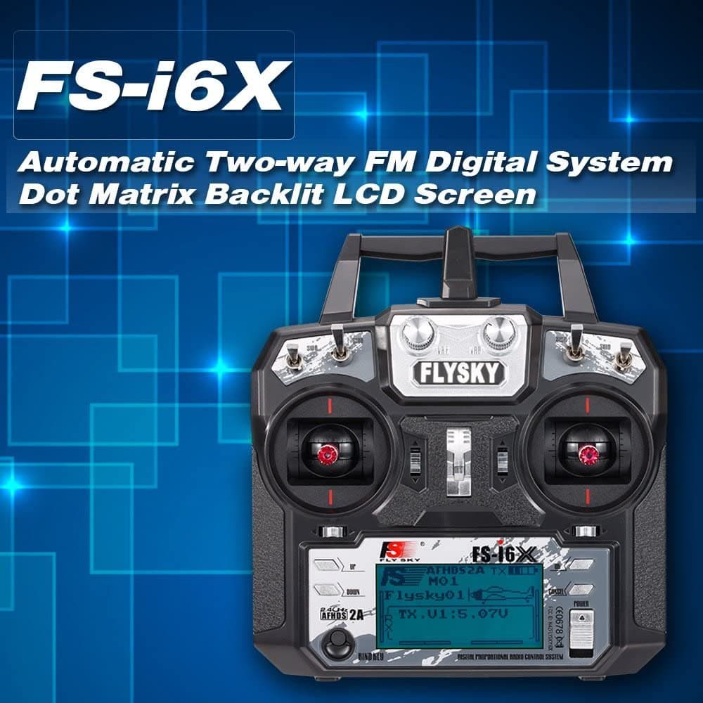 Flysky FS-i6X 10CH 2.4GHz AFHDS RC Transmitter w- X6B Receiver