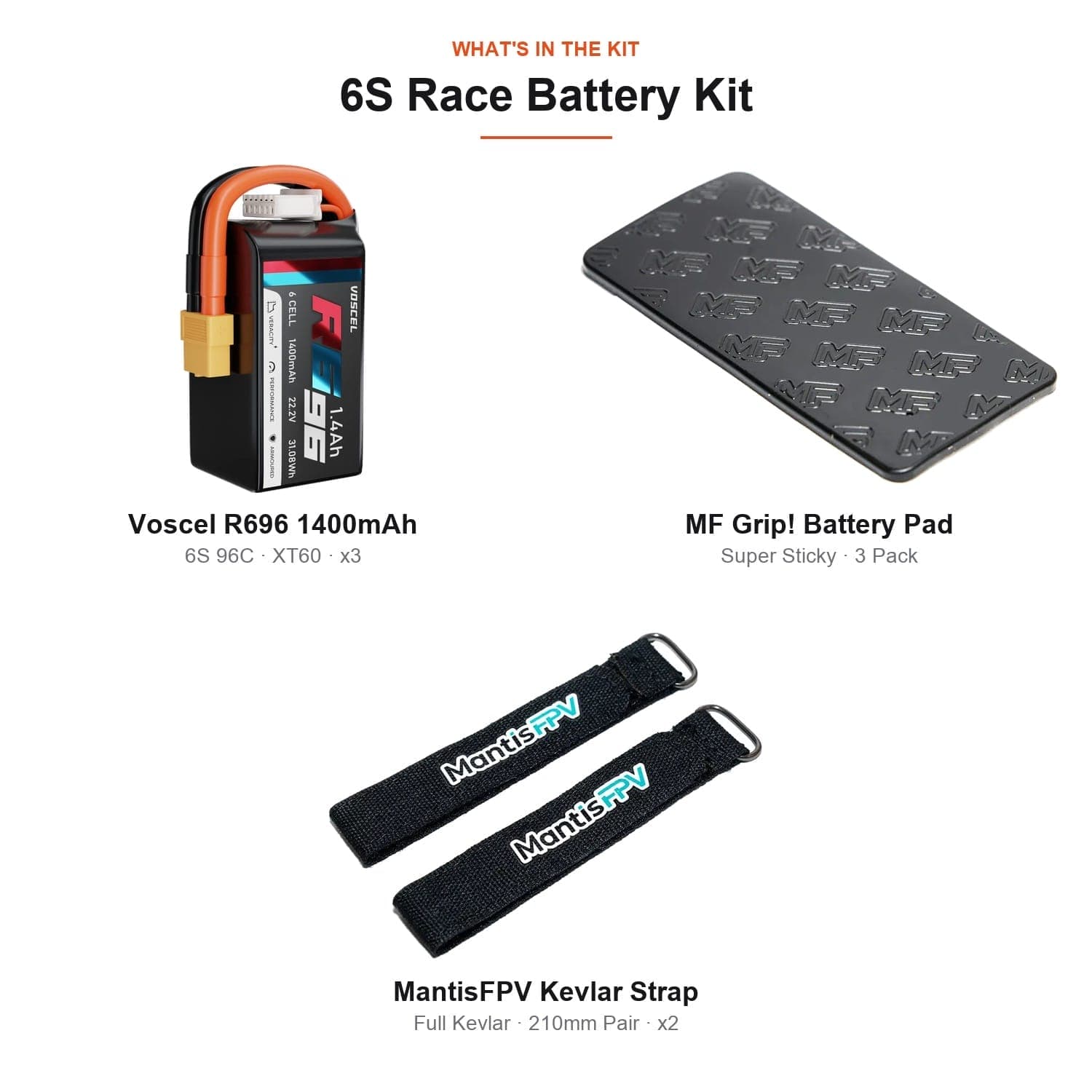 6S Race Battery Kit for fpv drones 2