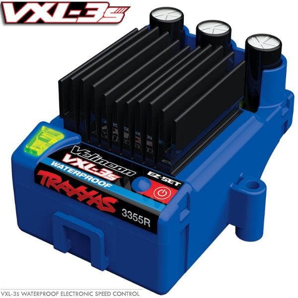Traxxas 3355R VXL-3s Waterproof Brushless ESC / VXL-3S Electric Speed Control for fpv drones