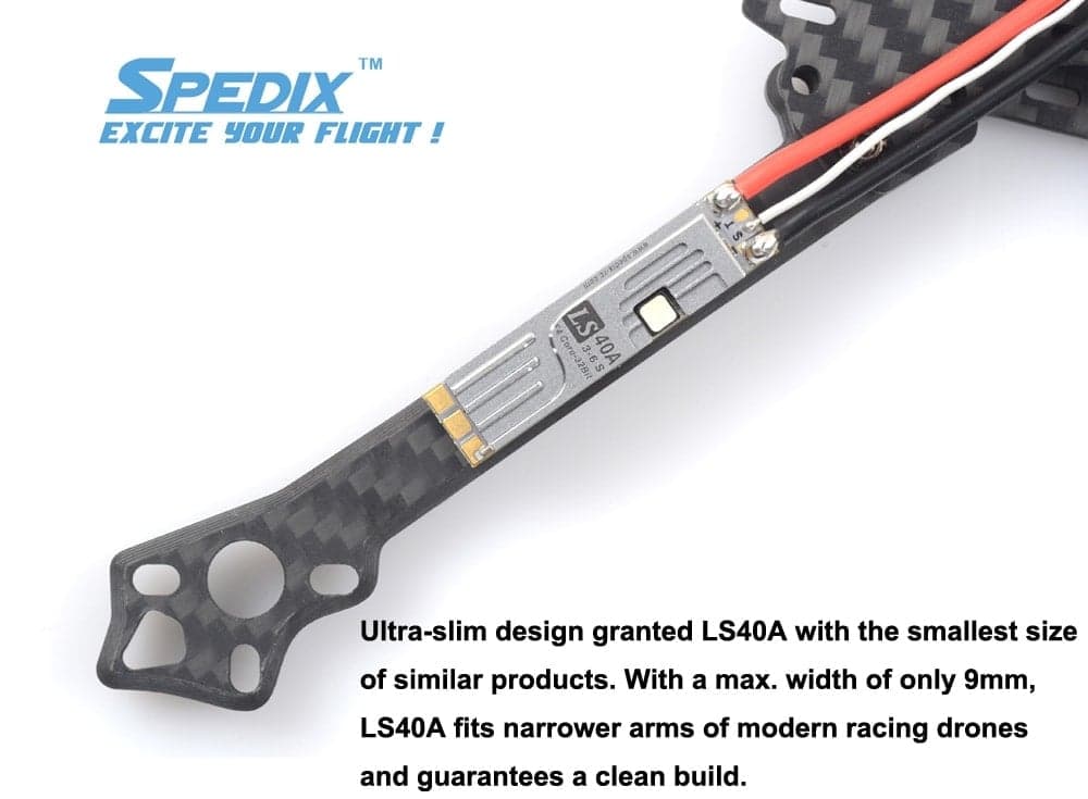 Spedix LS40 Slim 45A ESC (2-6S) for fpv drones 18