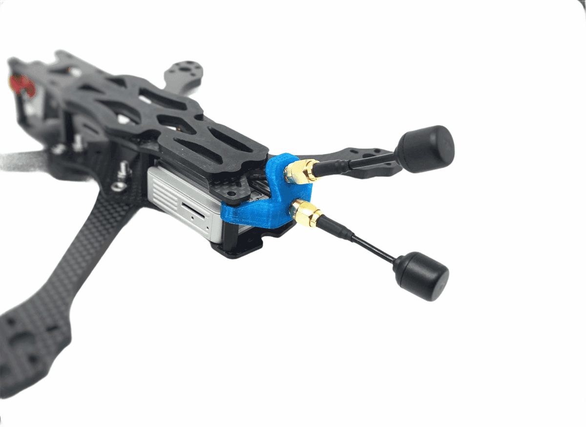 ImpulseRC Apex HD Dual SMA Antenna Mount for fpv drones 3