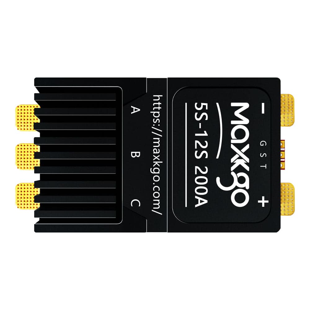 MAXKGO 5-12S 200A MINI ESC with AM32 Firmware for Heavy-Lift UAV, Agri Drone & RC Models for fpv drones 2