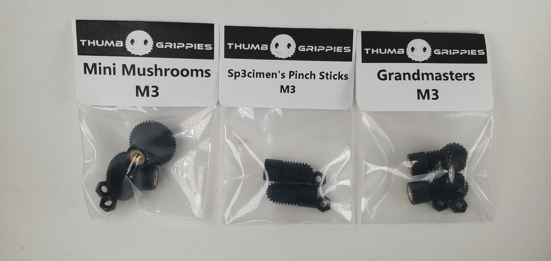 ThumbGrippies - Mini Mushrooms Stickends - Green M3 for fpv drones 8