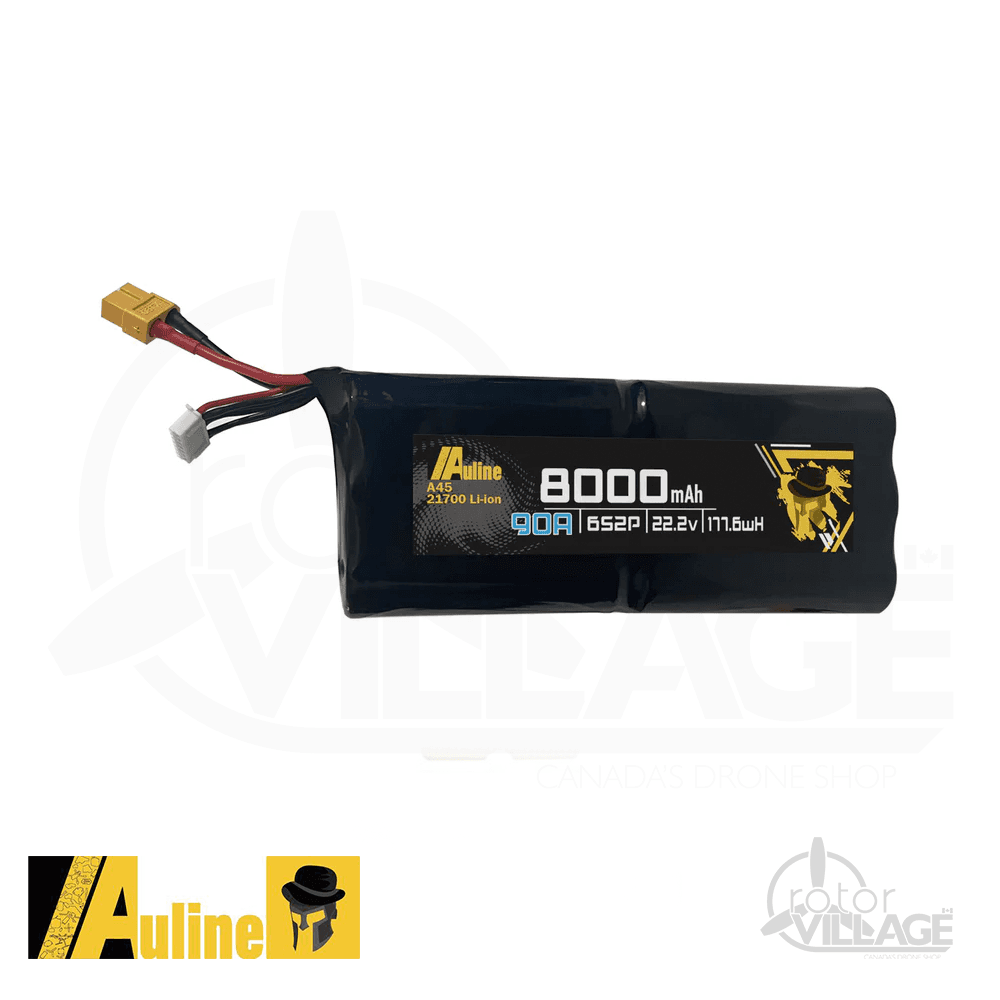 Auline 22.2V 6S2P 8000mAh Li-Ion Battery - XT60 for fpv drones 1
