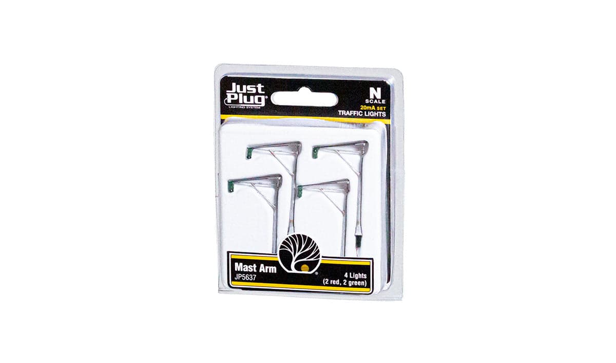 Woodland JP5637 N Scale Mast Arm Traffic Lights for fpv drones