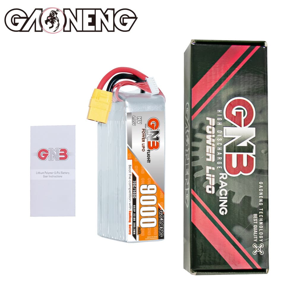GNB 9000mah 6S2P HV 70C - XT90 for fpv drones 4